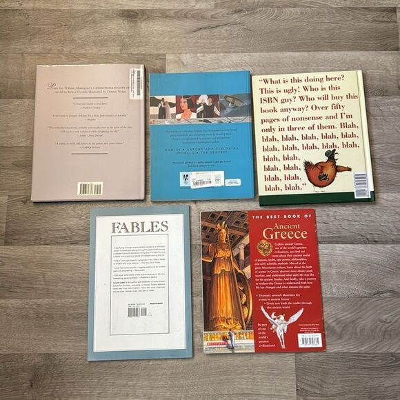 5 book bundle. Fairytales, Greece Myths, Shakespeare, & Fables. - Picture 2 of 2